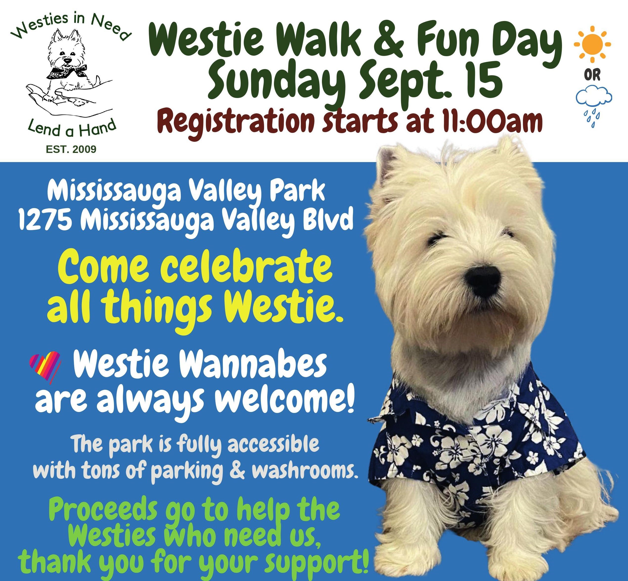 Canada Westie Walk Sept 15.2024